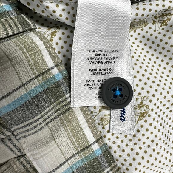 Tommy Bahama NWT Ocean Ombre Khaki Golf Shorts Men's Size 38 Quick Drying UPF 30 - Picture 9 of 12